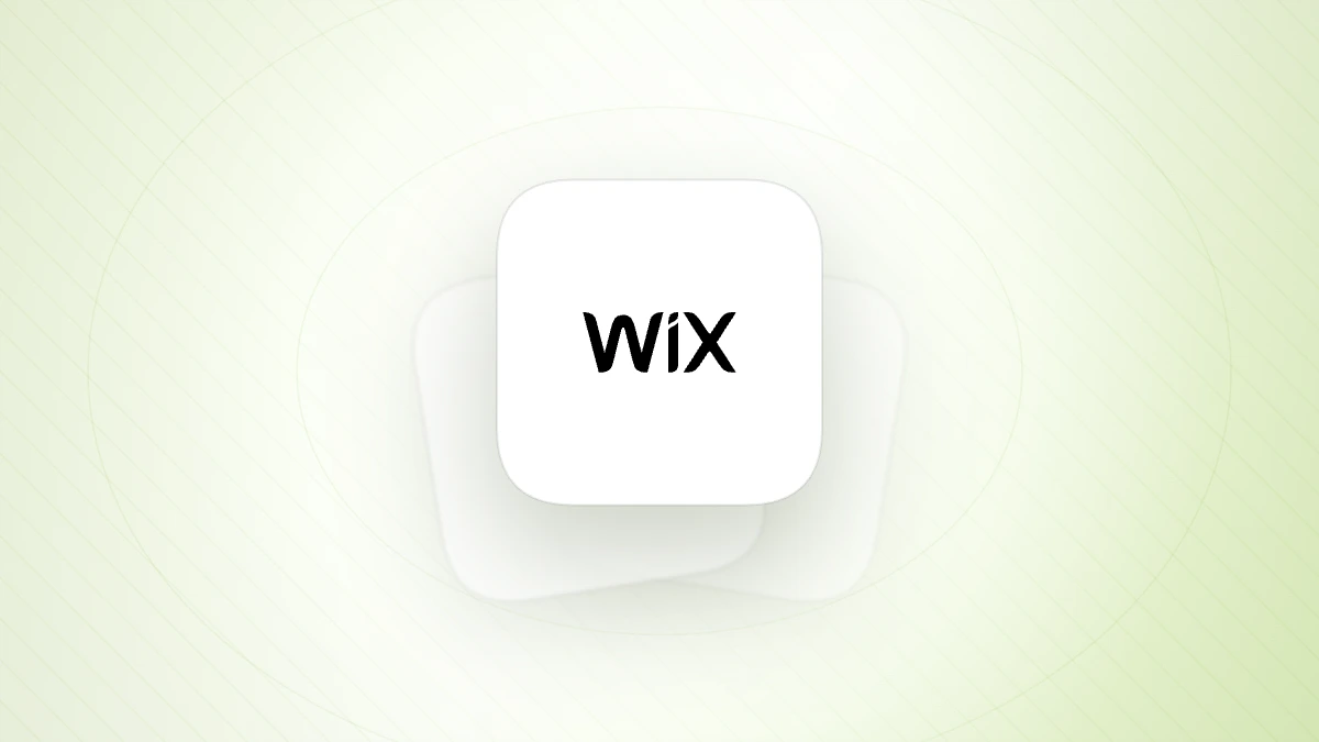 Wix logo above a stack of alternative tool cards